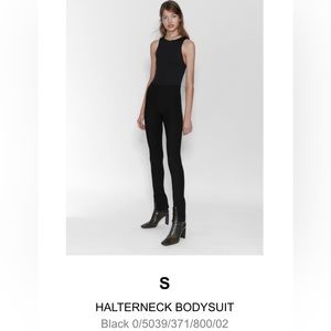 NWT Viral Zara Halterneck Black and White Bodysuits (bundle)